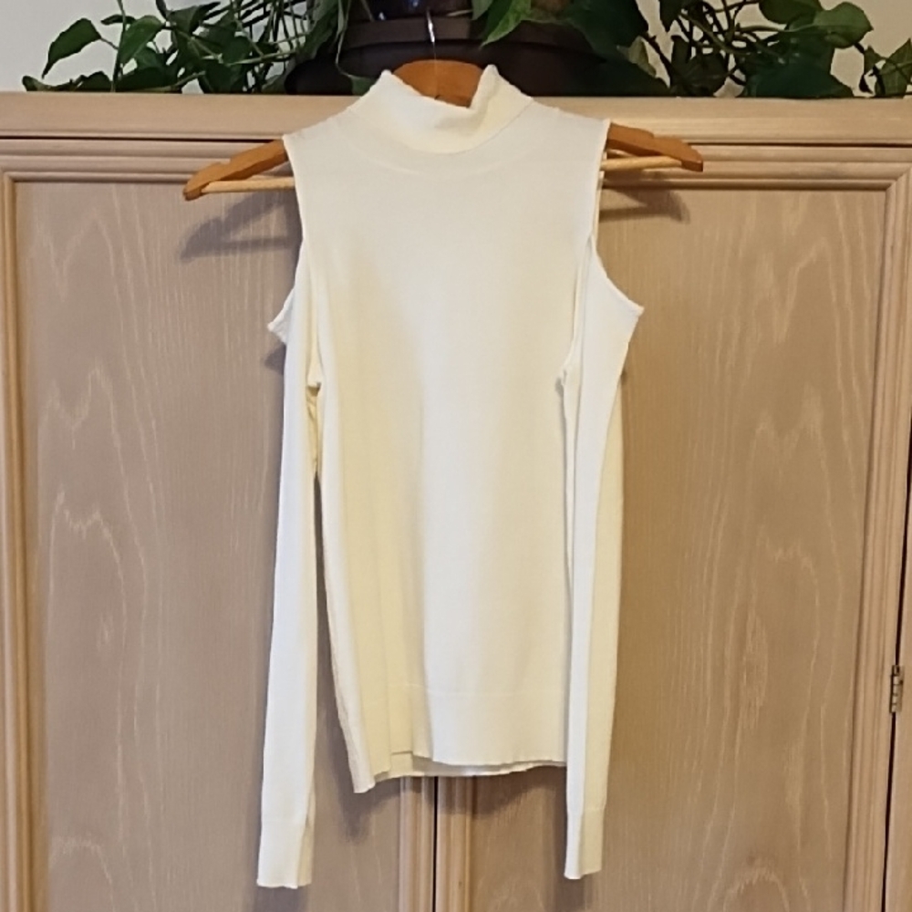 Elegant Cream Turtleneck Sweater